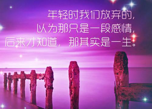 得不到的爱情不想挽留的句子
